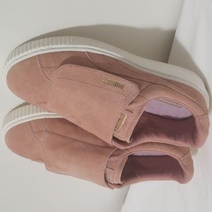 Puma Suede Platform Strap Womens Sneakers | Cameo Brown/Marshmallow